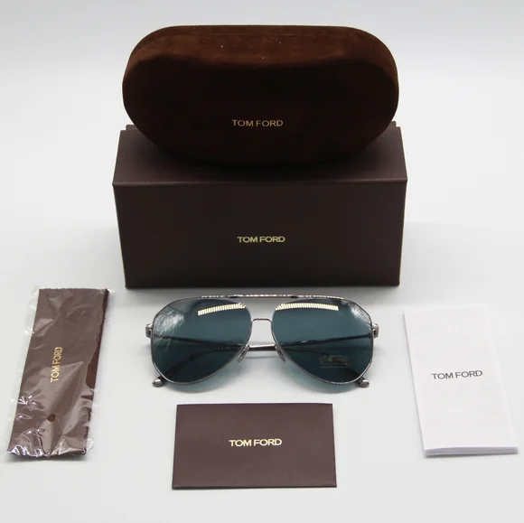 NEW TOM FORD CHARLES-02 TF853 12V TOM FORD FT0853/S AVIATOR SUNGLASSES - Picture 11 of 11